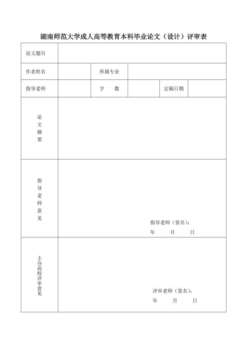 湖南师范大学专升本通用模板排版需求第3页